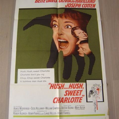 'Hush...hush...sweet Charlotte' 1965 U.S. one-sheet